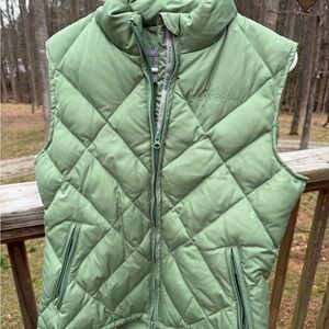 Quest Outfitters Quilted down Puffer Vest - Sage Green